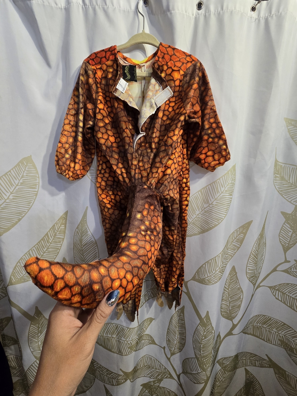 Orange Triceratops Kids Halloween Costume - Picture 9 of 10